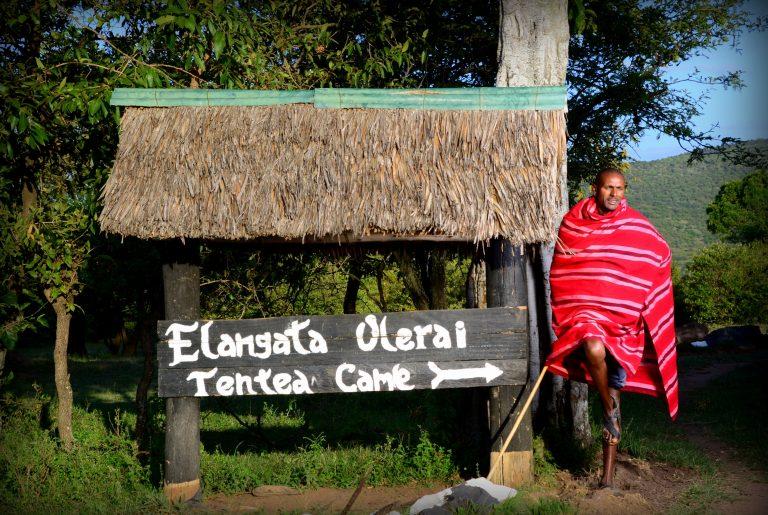 Elangata Olerai Camp Entrance.